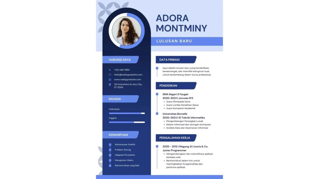 10 Contoh CV Fresh Graduate untuk Magang dan Kerja Pertama dan Tips Membuatnya