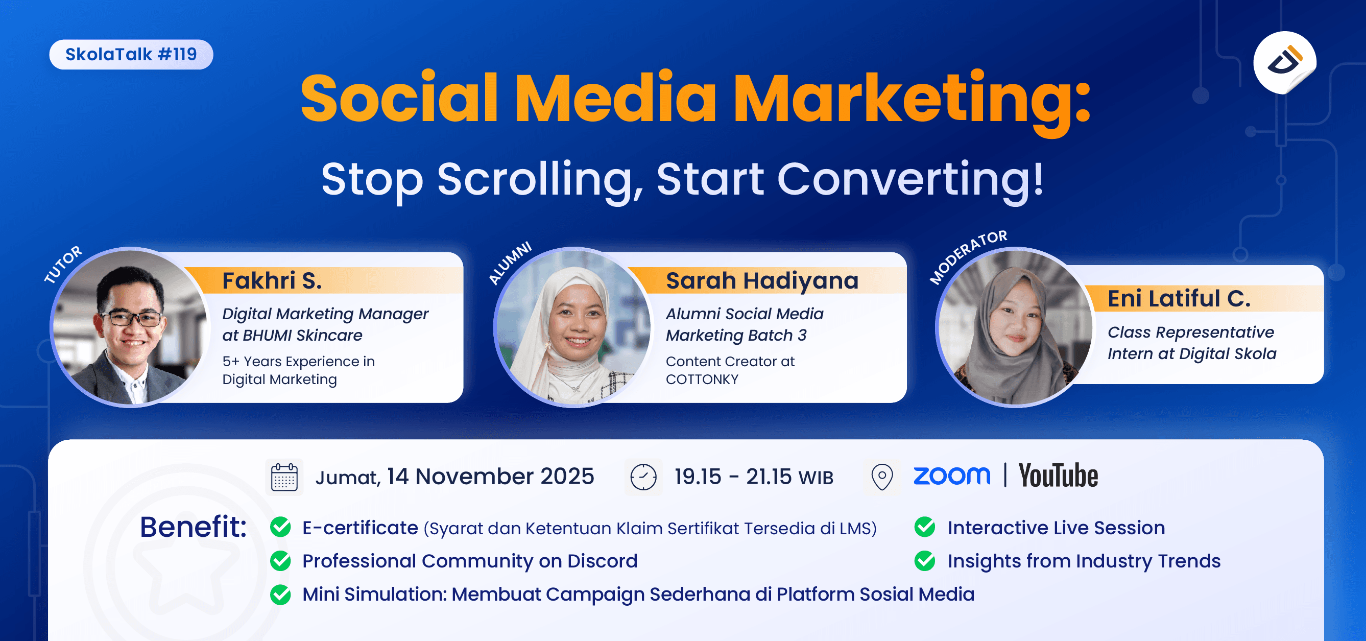 SkolaTalk #119 SocMed Marketing