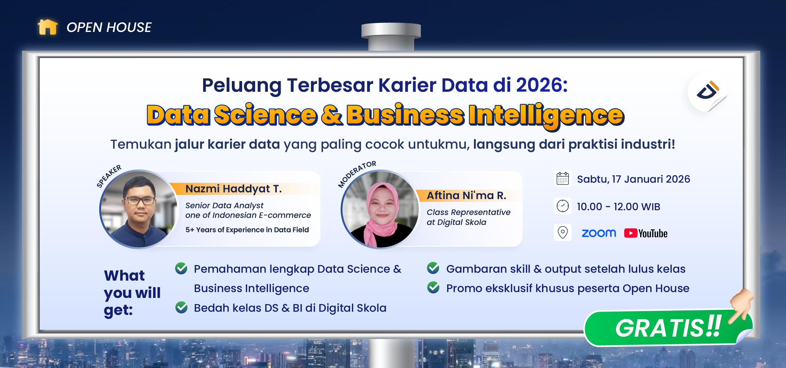 OPEN HOUSE - DATA SCIENCE & BUSINESS INTELLIGENCE