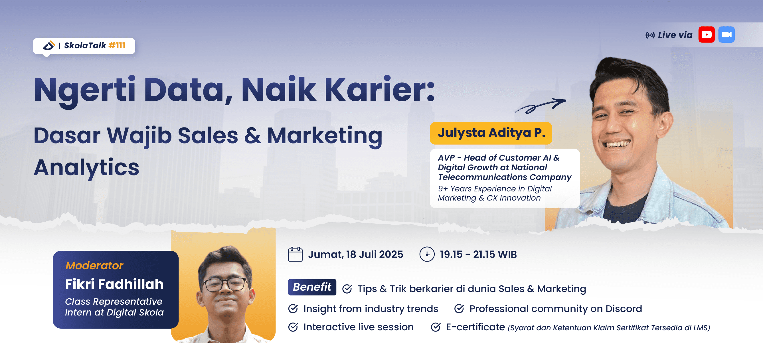 Skola Talk #111 -  Sales & Marketing Analytics For Business Impact