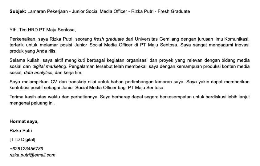 10 Contoh Kata-Kata Mengirim CV Lewat Email agar HR Tertarik Membaca