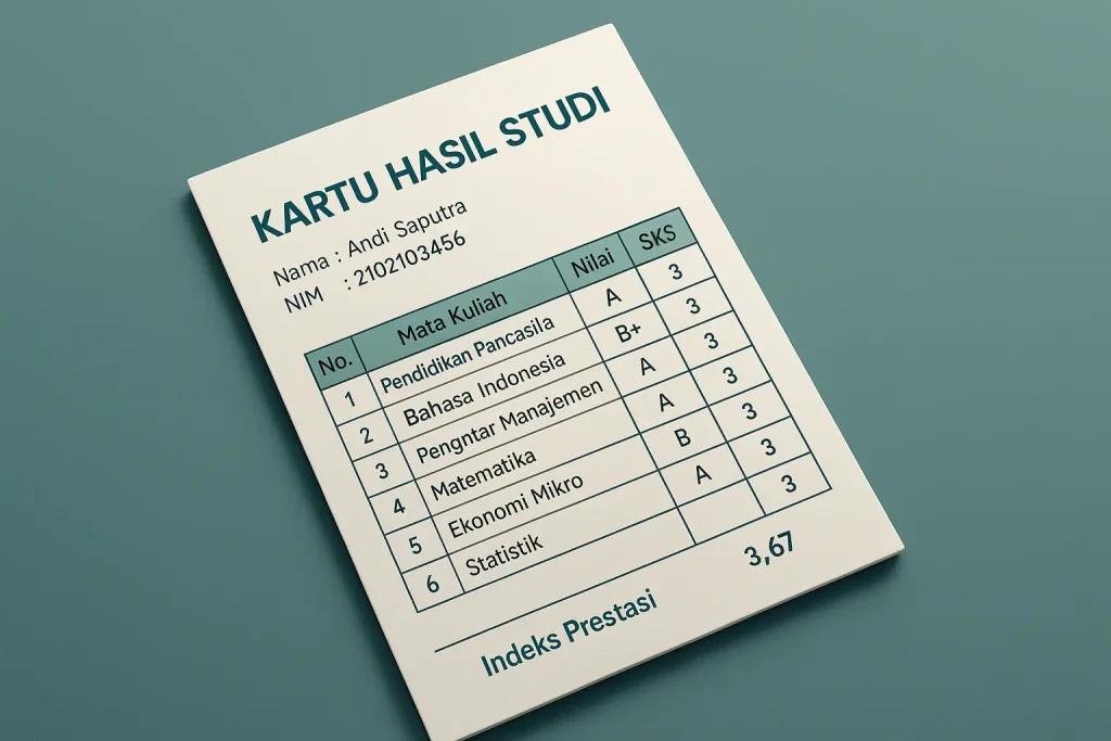 Apa Itu Kartu Hasil Studi (KHS)? Pengertian, Fungsi, dan Cara Membacanya